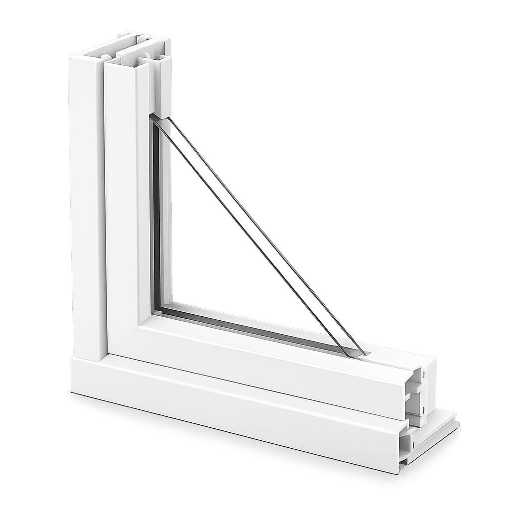 Energy efficient vinyl replacement window installed in a Denver home — Well Defined Window Co.